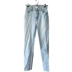 MOTHER x Candace Swanepoel Vintage High Waisted Light Wash Skinny Jeans